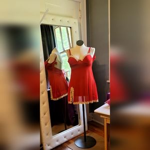 Red / gold SEXY lengire S- M